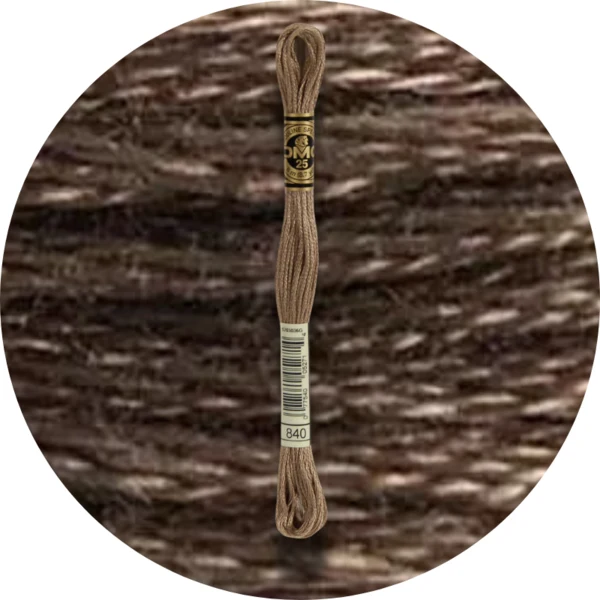 DMC Mouliné Spécial 25 Broderigarn, Ensfarvet, Neutrale nuancer